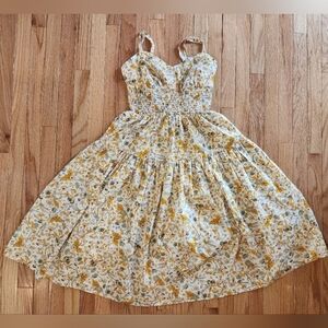 Jcrew midi length cotton floral